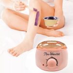 Set de epilare Pro-Wax 100 - 400 g ceară, spray de curățare pre-epilare, ulei post-epilare și 10 spatule - roz deschis