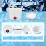 Set complet mini încălzitor de ceară cu bile de ceară, spray de curățare, ulei după epilare și spatule cosmetice - Alb