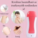 Gyantamelegítő szett 100 g gyantapatronnal, 10 db gyantacsíkkal, és 100db Gyantapapírral - Rózsaszín/Fehér