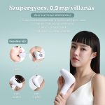 IPL Villanófényes Szőrtelenítő Készülék 900 000 Villanattal Otthoni Használatra Férfiaknak és Nőknek, Fehér