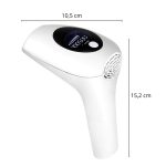 IPL Villanófényes Szőrtelenítő Készülék 900 000 Villanattal Otthoni Használatra Férfiaknak és Nőknek, Fehér