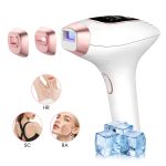 Professzionális IPL Villanófényes Készülék Otthoni Használatra, 9 fokozattal, 3 móddal, Jéghűtéses Funkcióval, Fehér