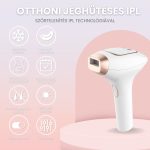 Professzionális IPL Villanófényes Készülék Otthoni Használatra, 9 fokozattal, 3 móddal, Jéghűtéses Funkcióval, Fehér