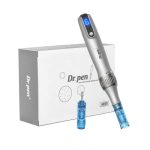 Dr. Pen M8 Dermapen Premium Bezdrôtové Microneedling pero s nastaviteľnou hĺbkou ihly a 6 rýchlosťami – Sivá