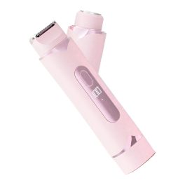   Aparat de ras electric cu două capete – Aparat de epilat fără fir 2 în 1 – Roz