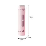 Aparat de ras electric cu două capete – Aparat de epilat fără fir 2 în 1 – Roz