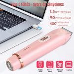 Aparat de ras electric pentru femei 2 în 1 – pentru față și corp, utilizare pe piele uscată și umedă – Roz