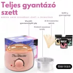 Wax 100 gyantázó szett - 300 g gyantával és 10 db spatulával - Világos Rózsaszín