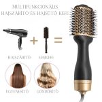 GOLD - Onestep 2v1 žehlička na vlasy a kartáč na fén