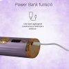 Vezeték nélküli automata hajgöndörítő - Power Bank funkcióval - Lila/kék