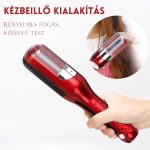 Akumulátorový zastřihovač konečků vlasů - červený