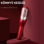 Akumulátorový zastřihovač konečků vlasů - červený