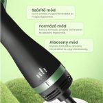 Vysoce výkonný kartáč na vlasy Avocado 3D s více režimy, negativními ionty - zeleno-černý