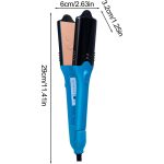 Žehlička na vlasy s vyměnitelnými 3D vzorovanými deskami, více nastaveními teploty, pro všechny typy vlasů