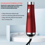 Hair Styling Brush with 3 Interchangeable Heads, Multiple Speeds and Temperatures, Negative Ions - Red