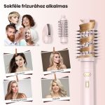 3 v 1 otočná horkovzdušná kulma a fénová kartáč s iontovou technologií, růžová