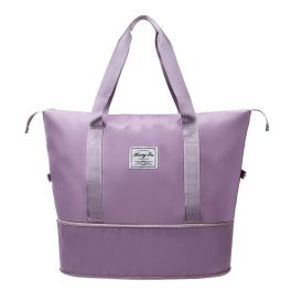   Nastaviteľná veľkosť, vodotesná cestovná taška do posilňovne - fialová