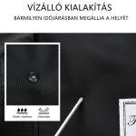 Nastaviteľná veľkosť, vodotesná cestovná taška do posilňovne - čierna