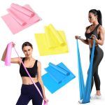 Bandă elastică colorată și multifuncțională pentru modelarea corpului - 3 bucăți