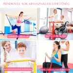 Bandă elastică colorată și multifuncțională pentru modelarea corpului - 3 bucăți