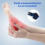 Hipoallergén Bokaszorító Tépőzárral - Fekete-Kék - Black Friday