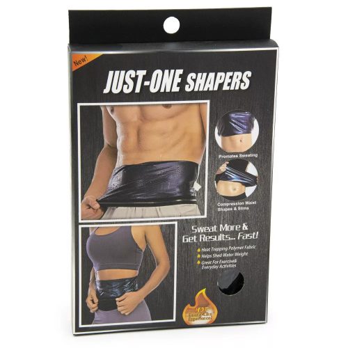 Alakformáló Polimer Szauna Öv Férfiaknak és Nőknek - 2XL/3XL - Fekete - Black Friday