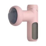 Masážní pistole s 5 vyměnitelnými masážními hlavicemi, 6 úrovní - růžová