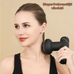 Masszázspisztoly 5 Cserélhető Masszázsfejjel, 12 Fokozattal - Fekete - Black Friday