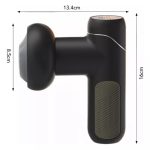 Masszázspisztoly 5 Cserélhető Masszázsfejjel, 12 Fokozattal - Fekete - Black Friday