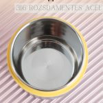 Tedemei kiömlésgátló ételhordó, összecsukható kanállal 530 ml - Kék/sárga - Black Friday