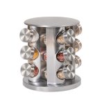 Suport rotativ pentru condimente, 12 buc - Metal