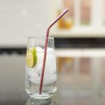 4 db-os Rozsdamentes fém szívószál készlet