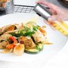 BBQ Szett - Tapadásmentes grill sütőlap - 5 db - Üveg konyhai olajspray, olajszóró
