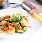  Set BBQ - Tavă de copt antiaderentă pentru grătar - 5 buc - Spray de ulei de gătit din sticlă, dozator de ulei