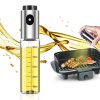 BBQ Szett - Tapadásmentes grill sütőlap - 5 db - Üveg konyhai olajspray, olajszóró