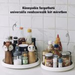 Organizator și depozitare rotativ multifuncțional, format din 2 piese - mărimea S - 25 cm