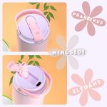 Pohár s gradientným vzorom, cestovný kelímok 820 ml - ružovo-fialový