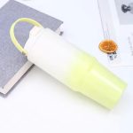 Sklenice s gradientním efektem, cestovní sklo 820ml - bílá/žlutá