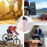 Růžová termoska z nerezové oceli s nepropustným uzávěrem, funkce udržování teploty i chladu - 650 ml