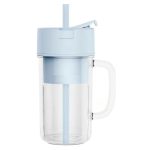 Multifunkcionális hordozható turmix és ivópohár, 340 ml - Kék - Black Friday