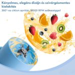 Multifunkcionális hordozható turmix és ivópohár, 340 ml - Kék - Black Friday