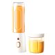 Mini blender portabil, multifuncțional, fără fir, cu cupe portabile - 450 ml - Alb