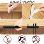 Set de gestionare a cablurilor din 3 piese cu mese