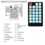 Érintőképernyős 2 DIN-es autós multimédia rádió 7021