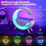 Bluetooth reproduktor s LED podsvícením a bezdrátovým nabíjením BT-2301