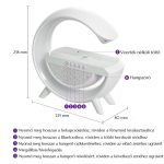 Bluetooth reproduktor s LED podsvícením a bezdrátovým nabíjením BT-2301