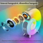 LED jasný reproduktor s digitálními hodinami - KP-556