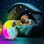 LED jasný reproduktor s digitálními hodinami - KP-556