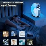 LED jasný reproduktor s digitálními hodinami - KP-556