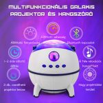 Bluetooth-os Űrhajó Galaxis Projektor és Hangszóró - Black Friday